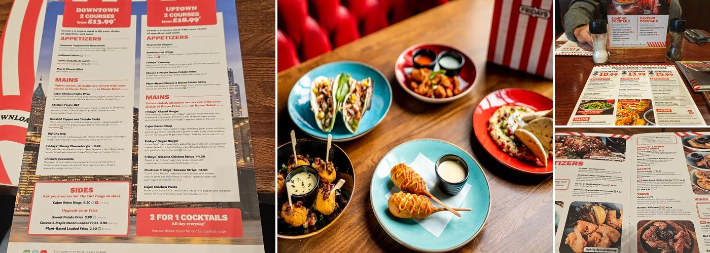 TGI Fridays - Derby Menu