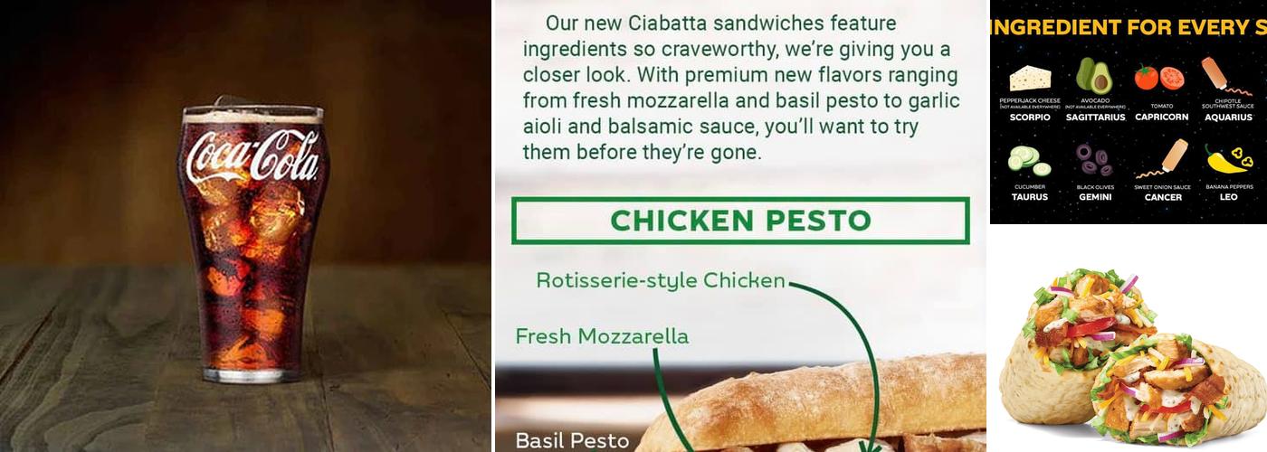 Subway Menu