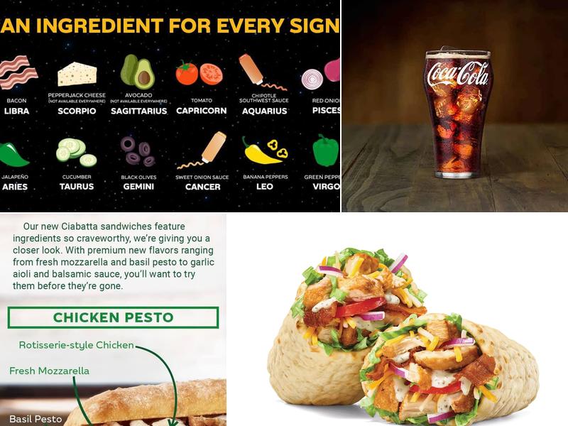 Subway Menu
