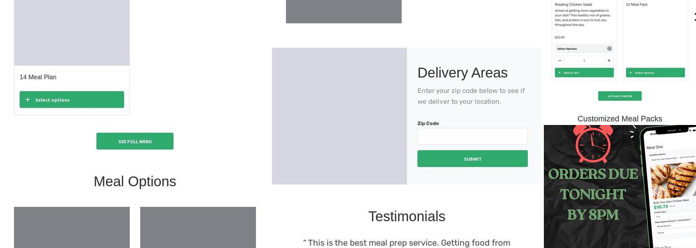 Fit Kitchen Meal Prep & Catering Menu