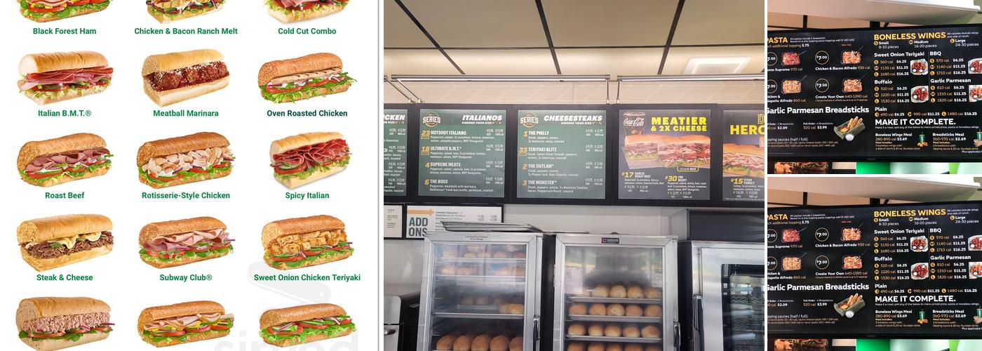 Subway Menu
