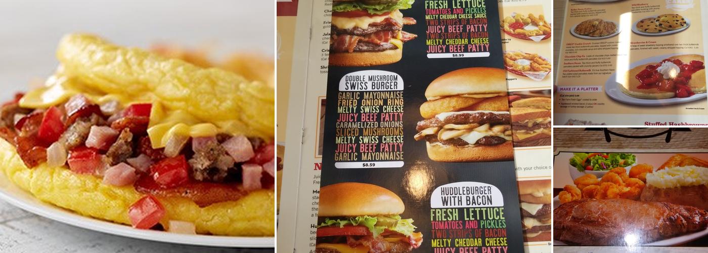 Huddle House Menu