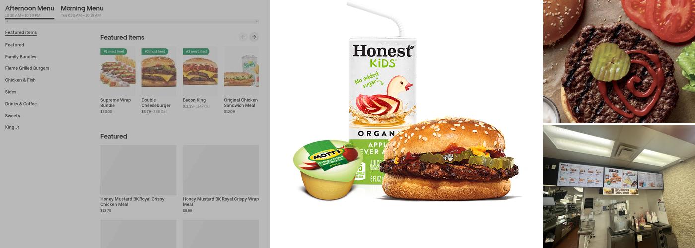 Burger King Menu
