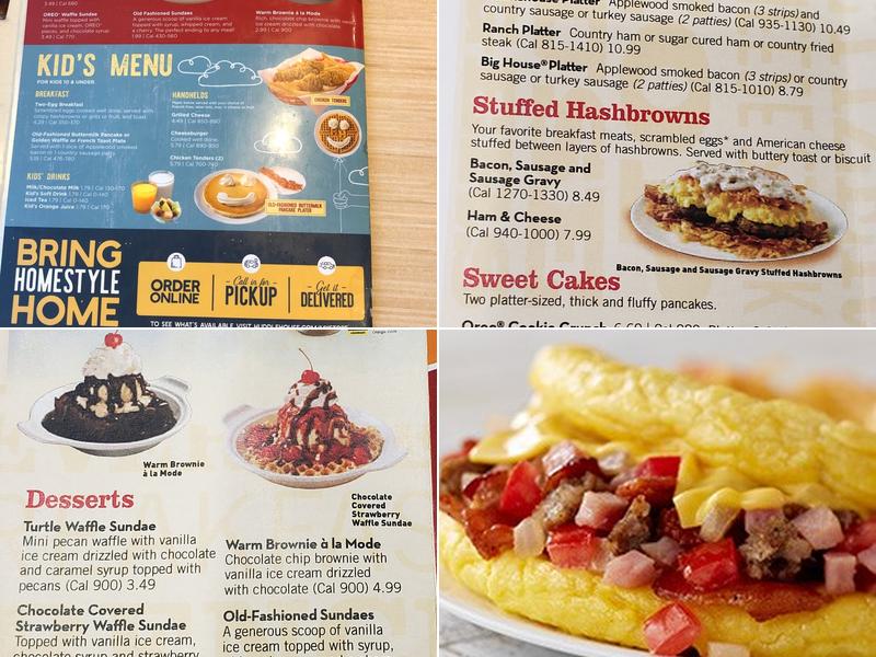 Huddle House Menu