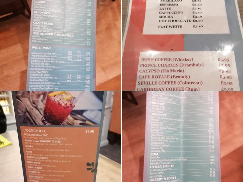 The Lodge Hotel Menu