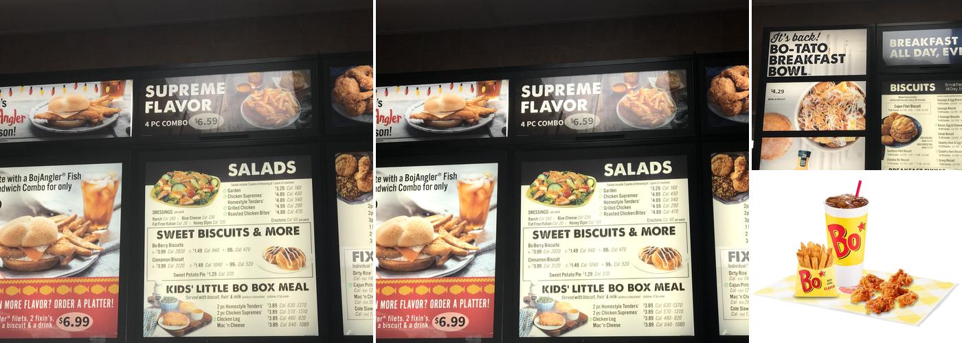 Bojangles Menu