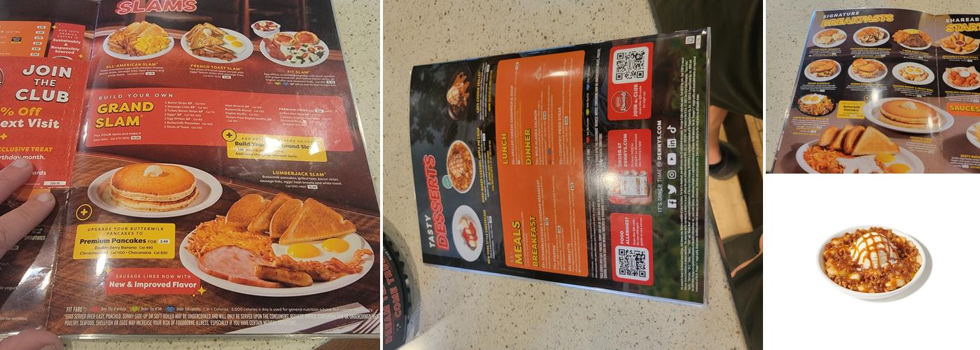 Denny's Menu