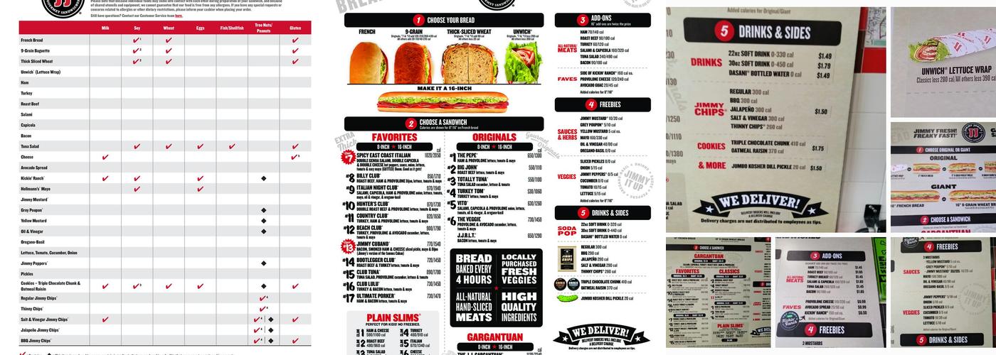 Jimmy John's Menu