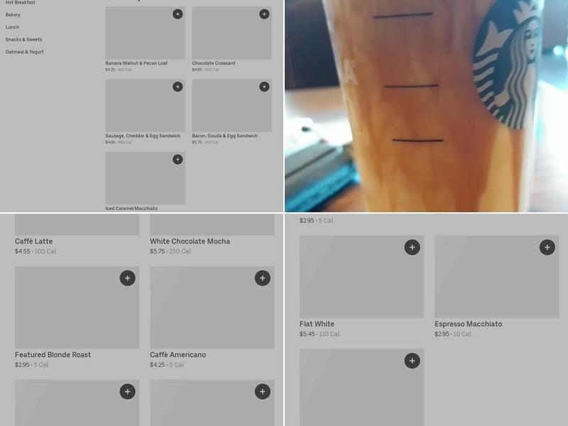 Starbucks Menu