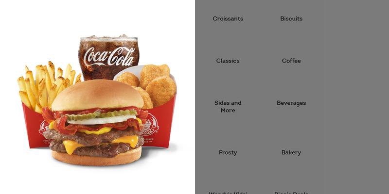 Wendy's Menu