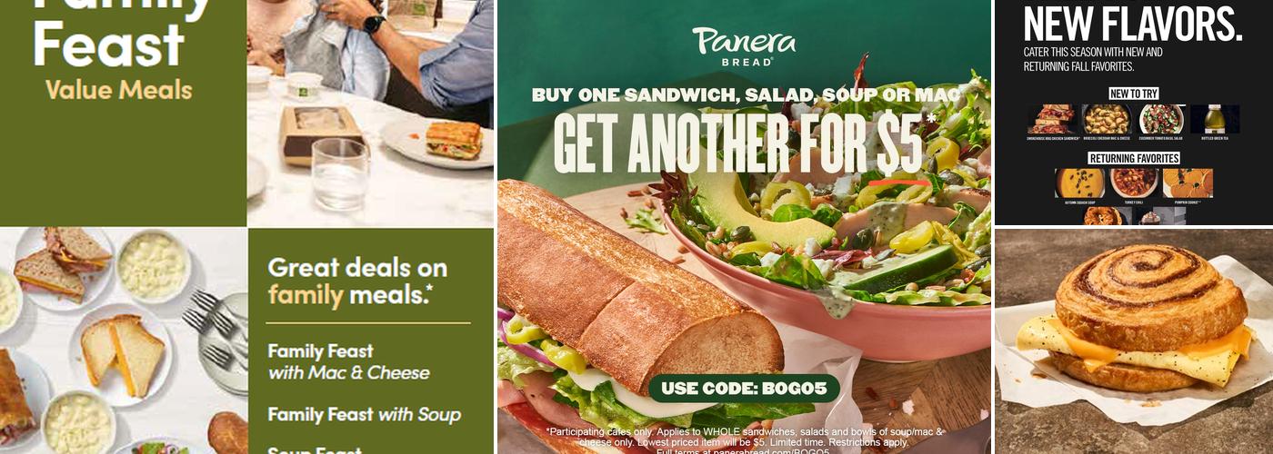 Panera Bread Menu