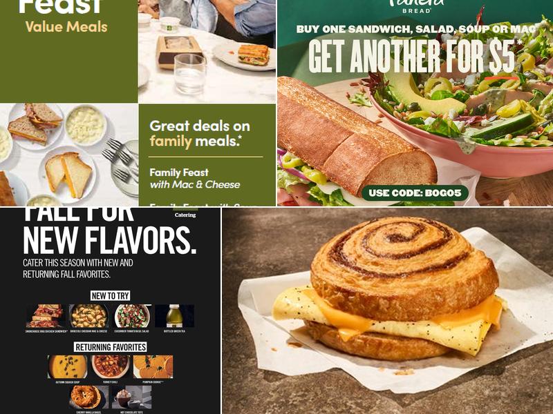 Panera Bread Menu