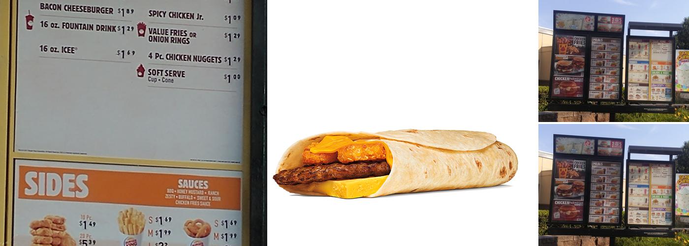 Burger King Menu