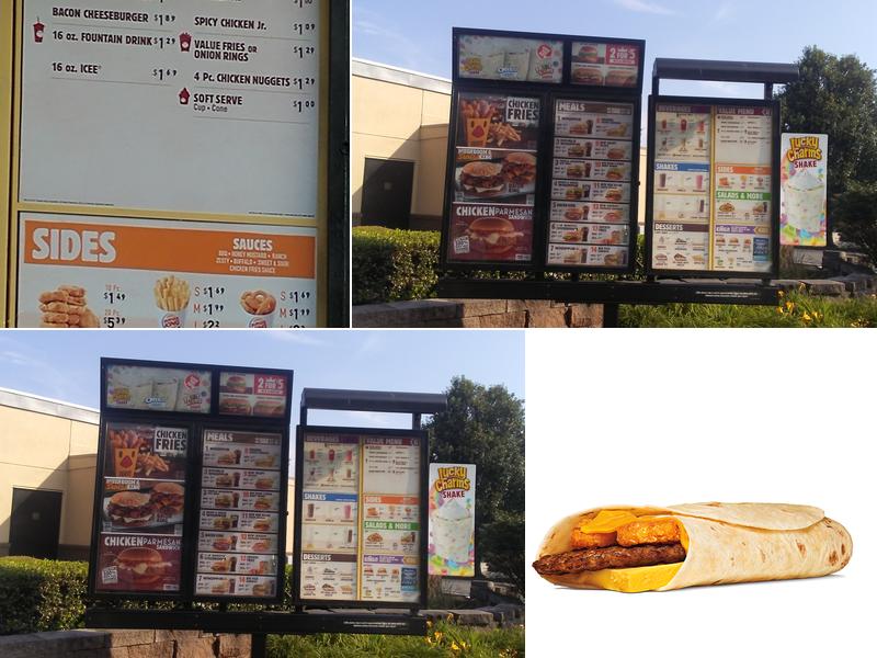 Burger King Menu
