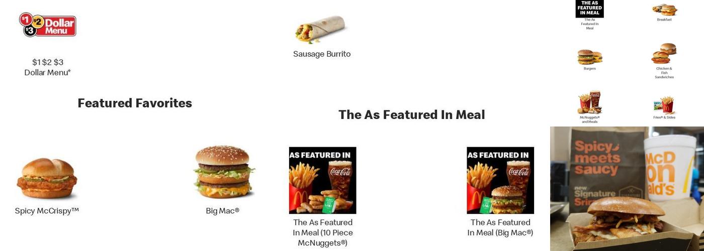 McDonald's Menu
