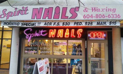Spirit Nails 1725 Robson St, Vancouver British Columbia V6G 1C9