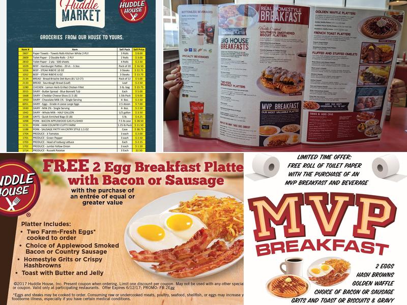 Huddle House Menu