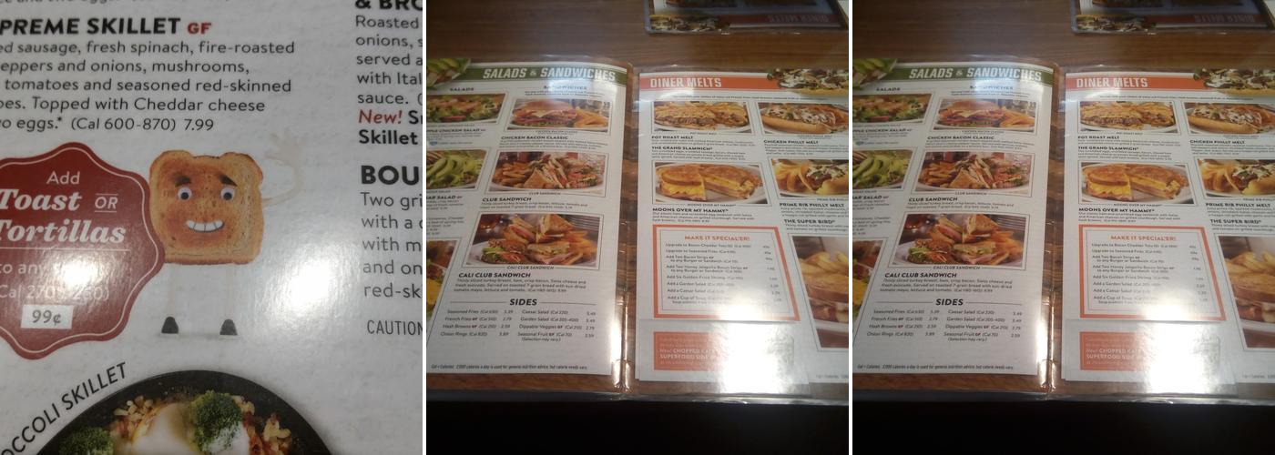 Denny's Menu