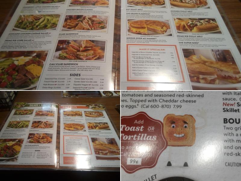 Denny's Menu