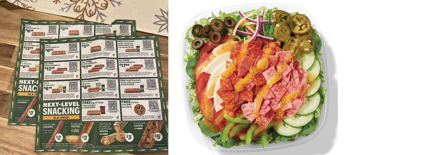 Subway Menu