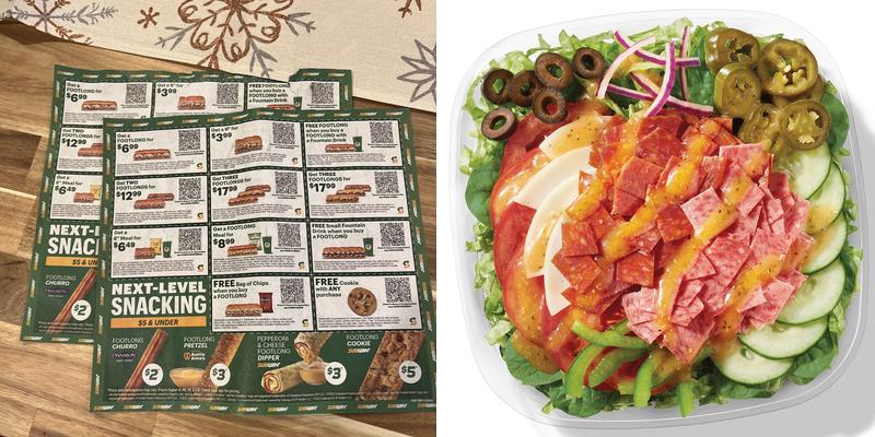 Subway Menu