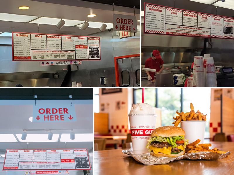 Five Guys Menu