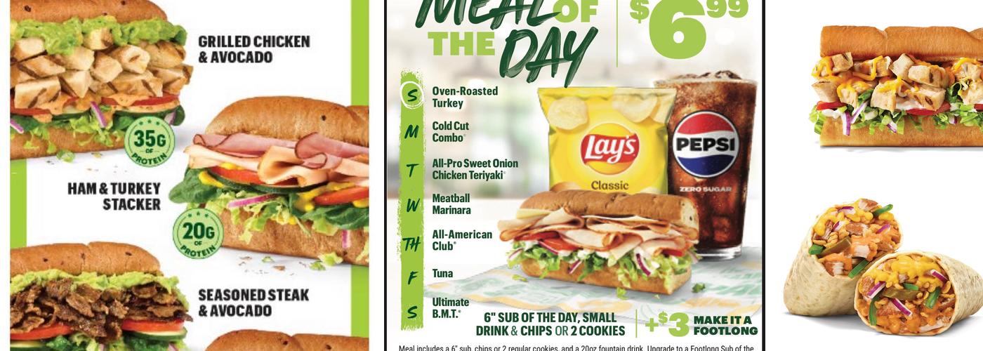 Subway Menu