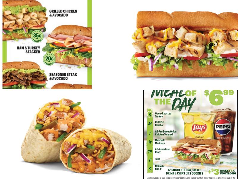 Subway Menu