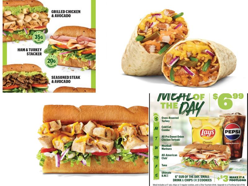 Subway Menu