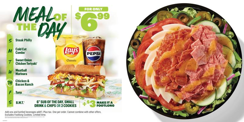 Subway Menu
