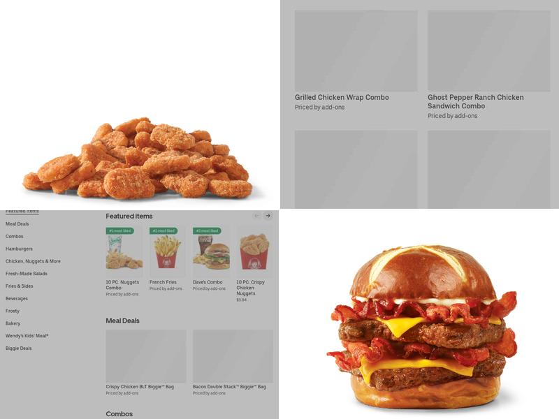 Wendy's Menu