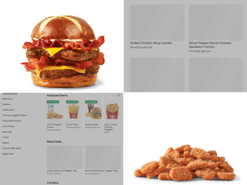 Wendy's Menu