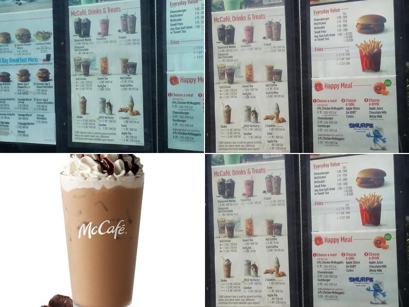 McDonald's Menu
