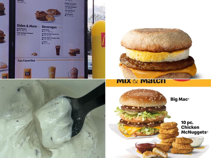 McDonald's Menu