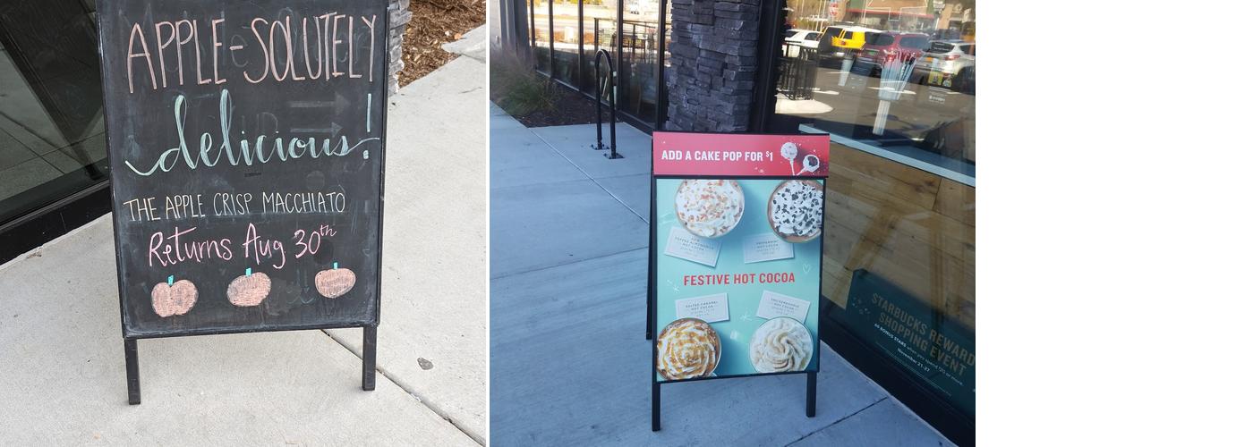 Starbucks Menu