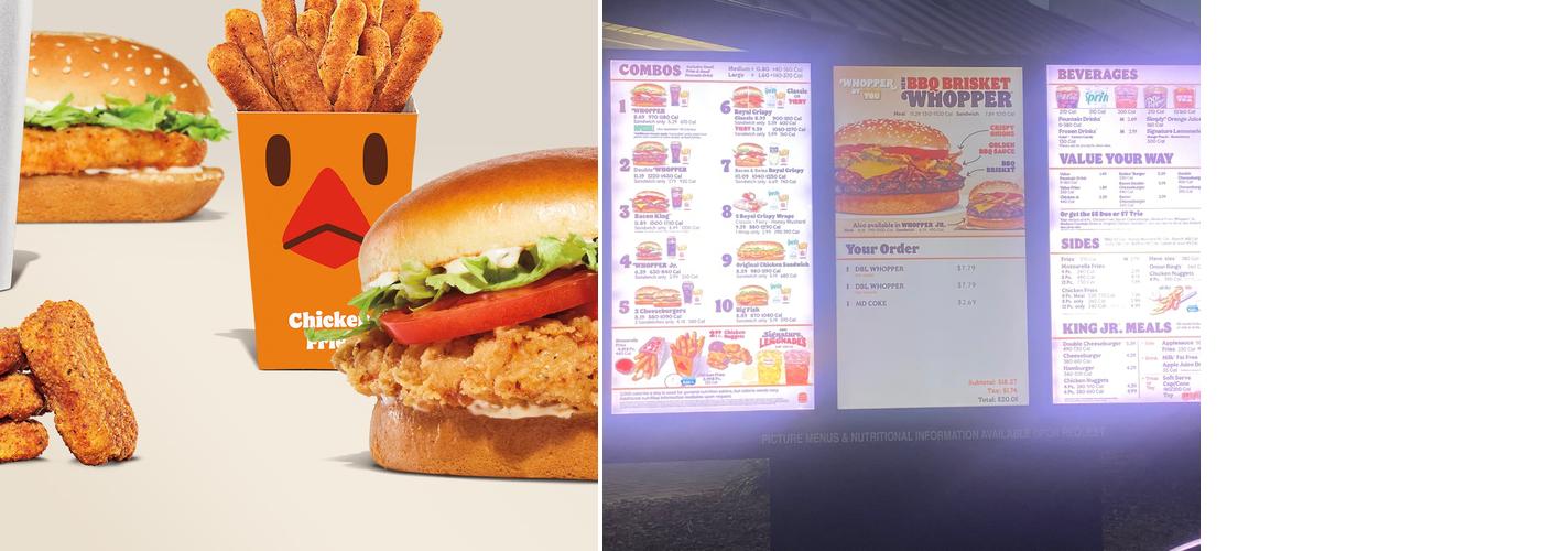 Burger King Menu