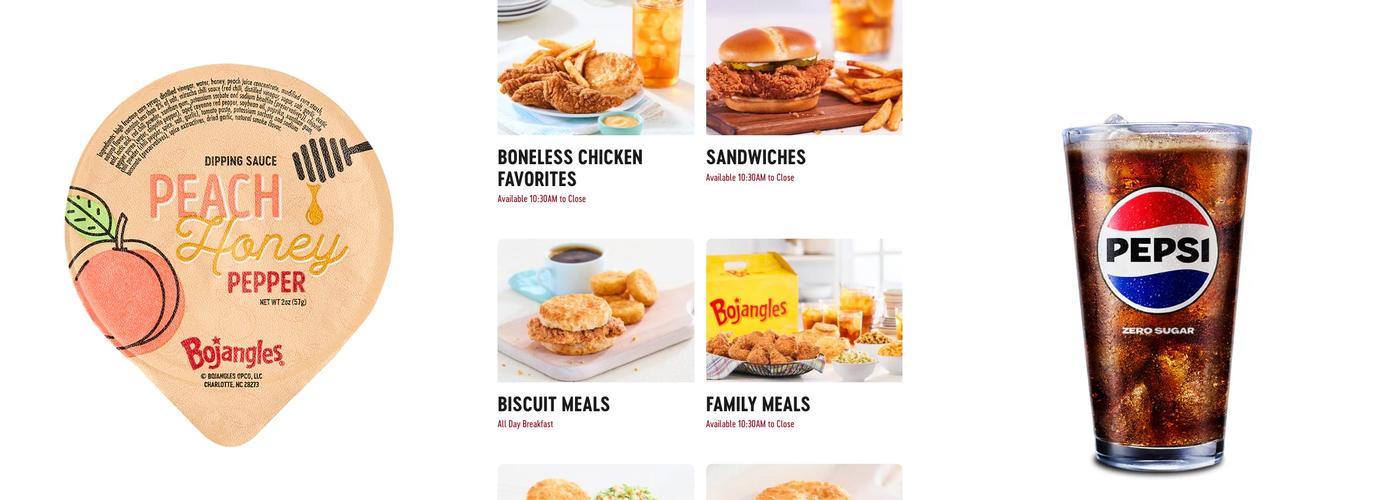 Bojangles Menu