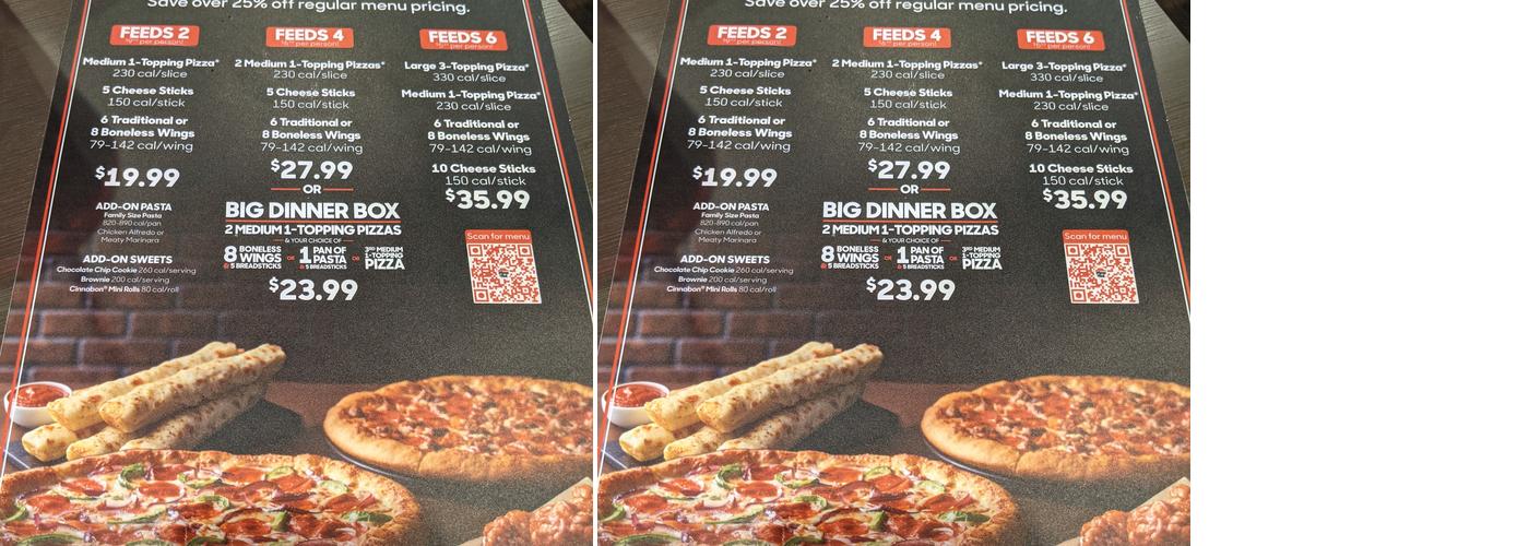 Pizza Hut Menu