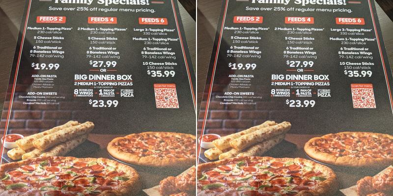 Pizza Hut Menu
