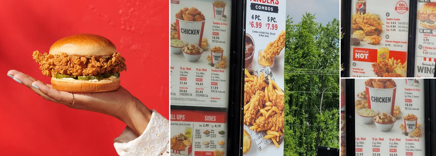 KFC Menu