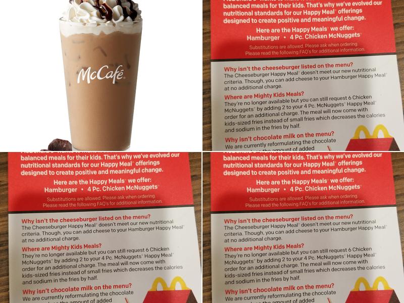McDonald's Menu