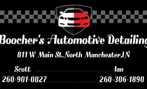 Boocher's Automotive Detailing, LLC 811 W Main St, North Manchester Indiana 46962