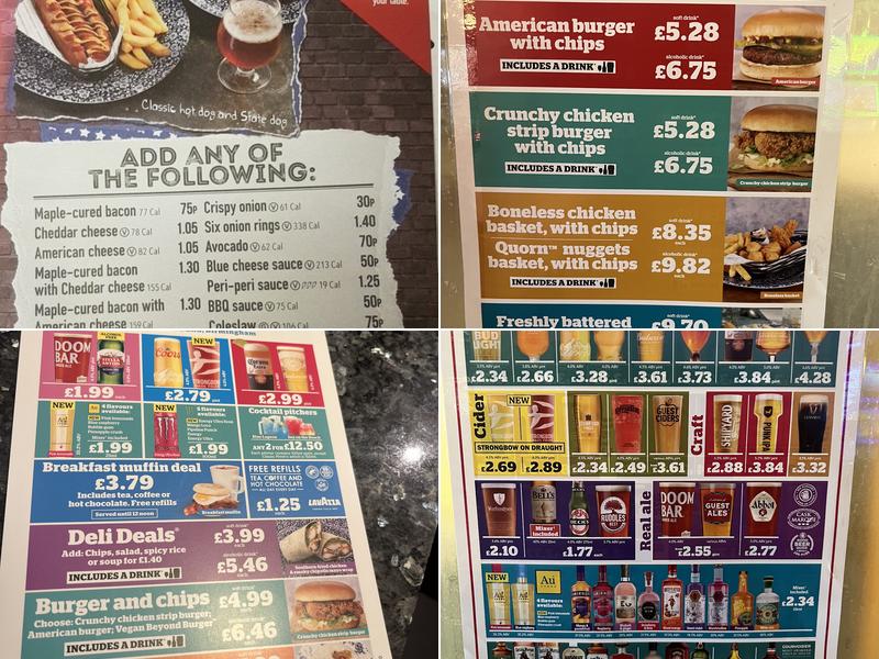 The Hornet - JD Wetherspoon Menu