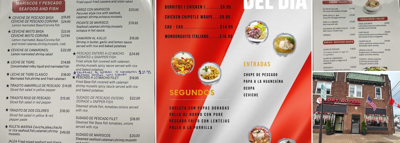 CONTIGO PERU Menu