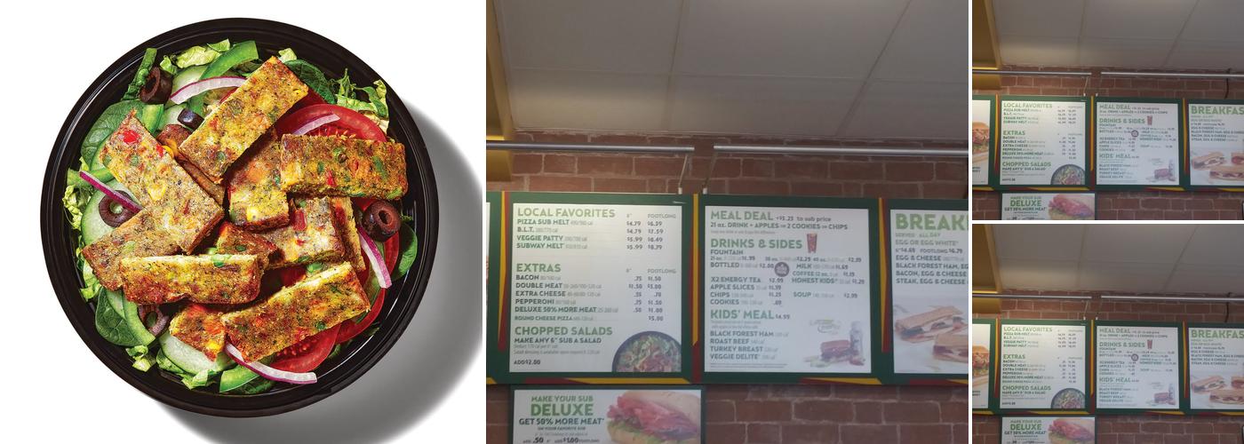 Subway Menu