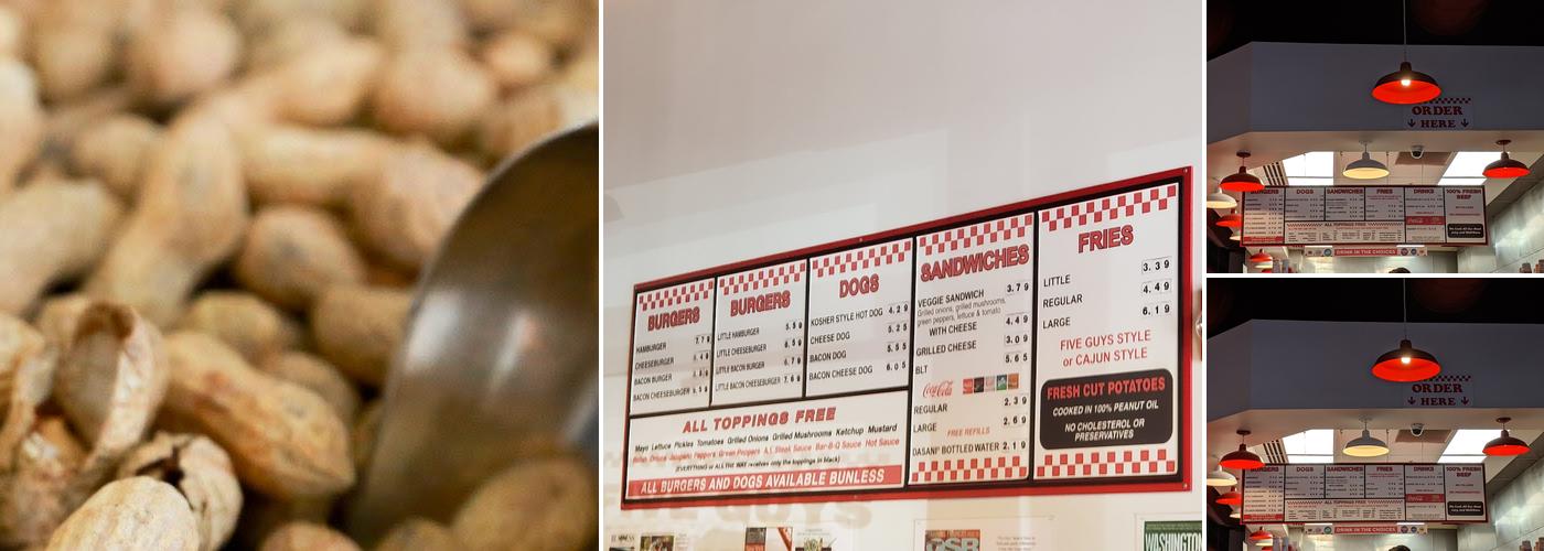 Five Guys Menu