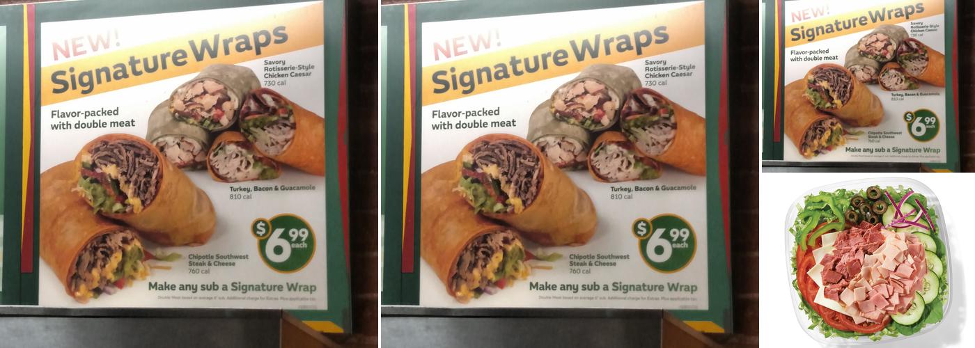 Subway Menu