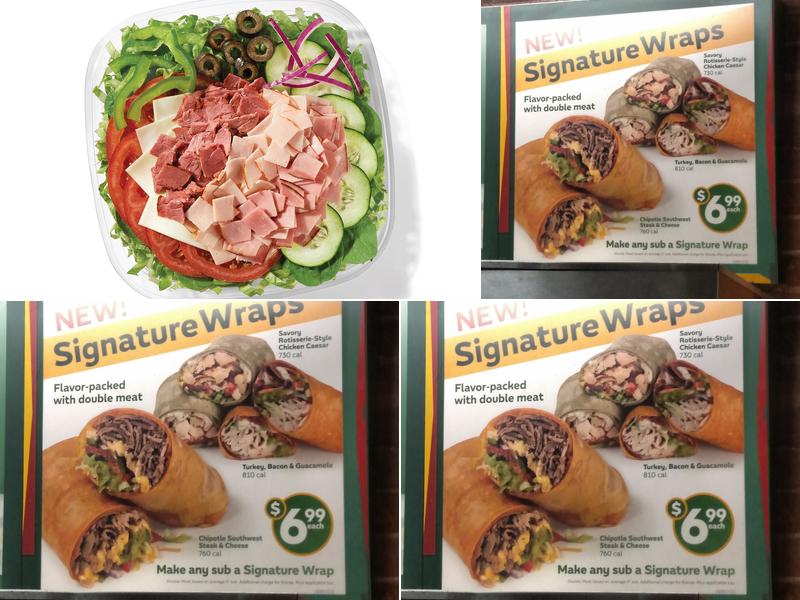 Subway Menu