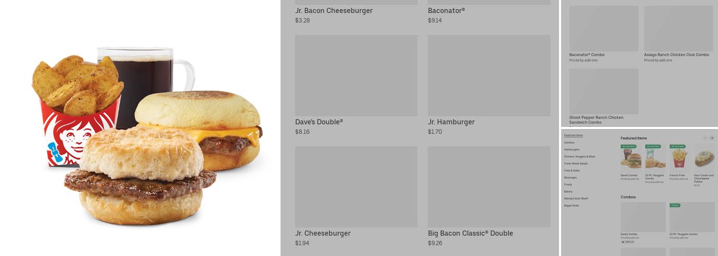 Wendy's Menu
