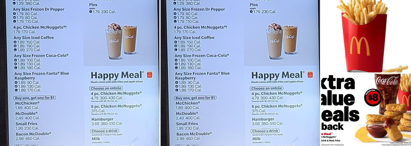 McDonald's Menu